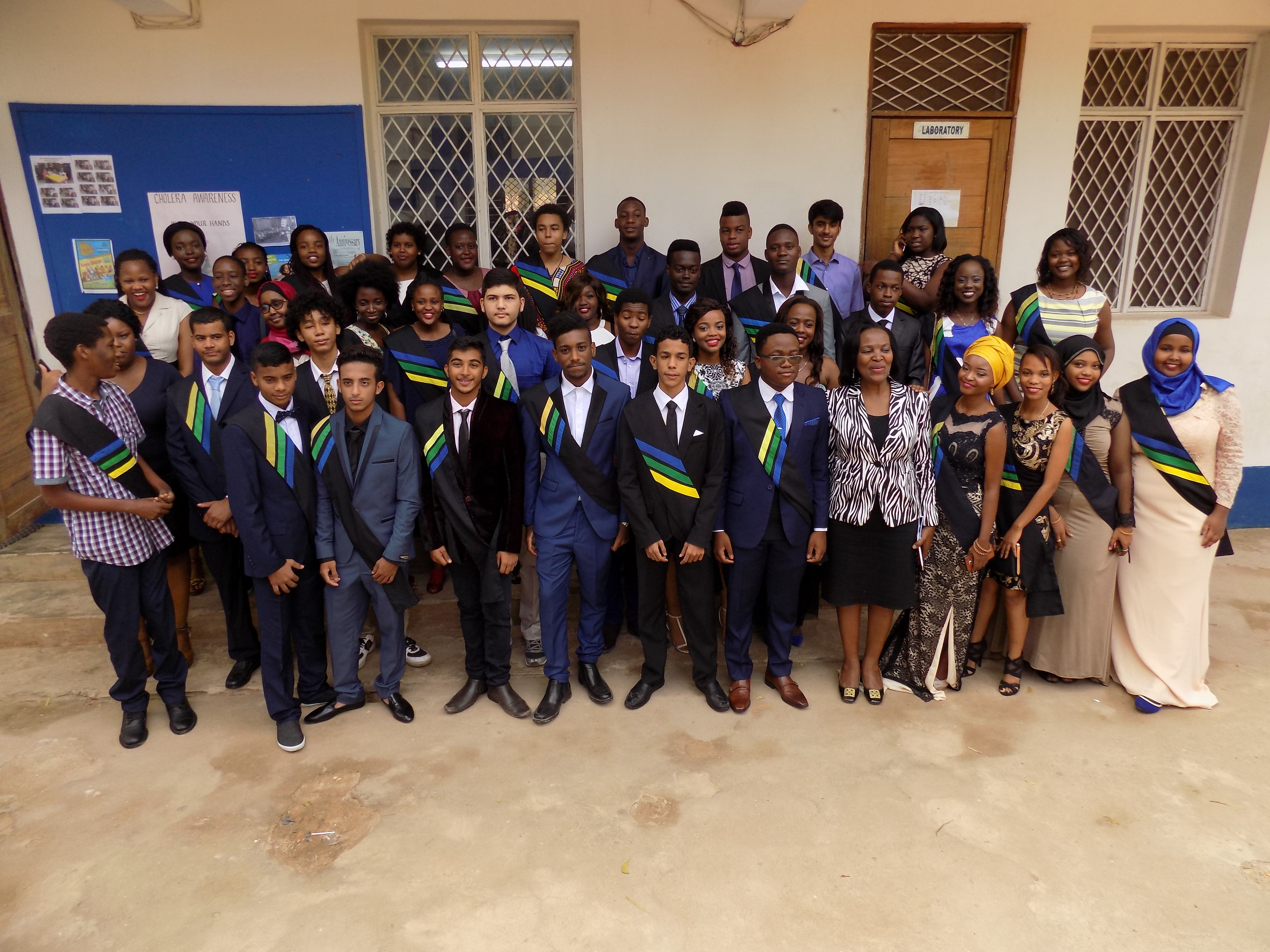 Close up portrait of a happy business woman smiling outside office building