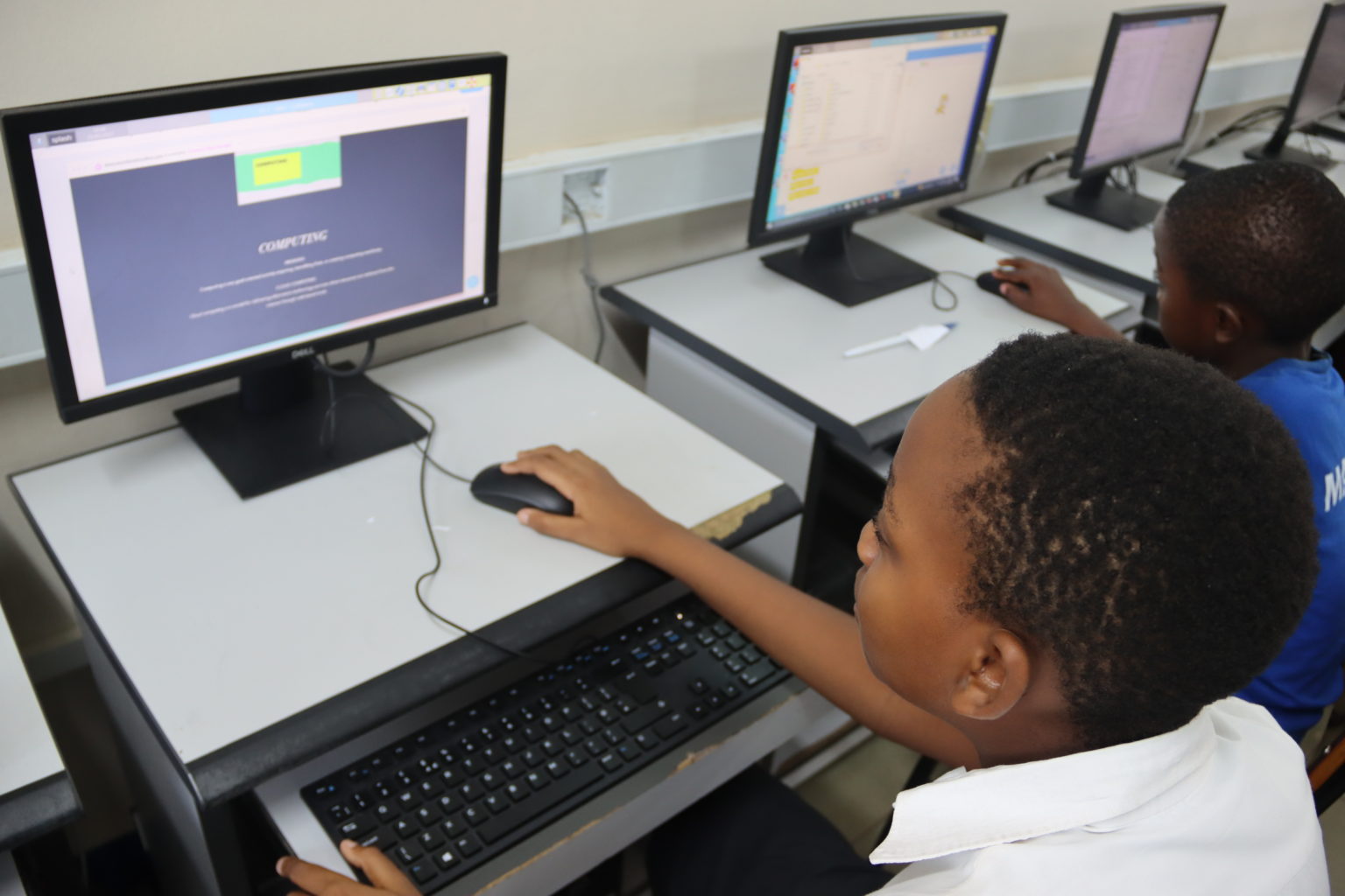 Close up portrait of a happy business woman smiling outside office building